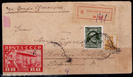 RUSSIA 1930 REGISTERED COVER GRAF ZEPPELIN SENT IN 12/9/30 FROM MOSCOW TO GERMANY VF!! - Covers & Documents