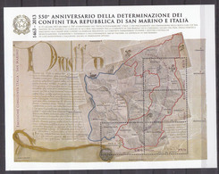 A1505 - ITALIA BF Unificato N°80 ** CONFINI SAN MARINO ( Registered Shipment Only ) - Blocks & Sheetlets