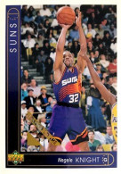 336 Negele Knight - Phoenix Suns - Carte Upper Deck NBA 1993 - Autres & Non Classés