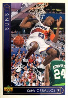 348 Cedric Ceballos - Phoenix Suns - Carte Upper Deck NBA 1993 - Andere & Zonder Classificatie