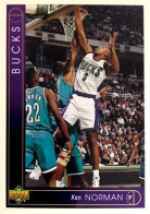 367 Ken Norman - Milwaukee Bucks - Carte Upper Deck NBA 1993 - Sonstige & Ohne Zuordnung