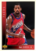 380 Sean Green - Philadelphia 76ers - Carte Upper Deck NBA 1993 - Altri & Non Classificati