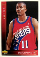 388 Greg Graham - Philadelphia 76ers - Carte Upper Deck NBA 1993 - Andere & Zonder Classificatie