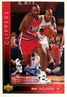 390 Mark Aguirre - Los Angeles Clippers - Carte Upper Deck NBA 1993 - Sonstige & Ohne Zuordnung