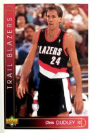 395 Chris Dudley - Portland Trail Blazers - Carte Upper Deck NBA 1993 - Autres & Non Classés