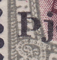 Iceland Dienstmarke 1936 Mi. 65, 50 Aur 'Double Heads' Overprinted M. Aufdruck 'Pjónusta' ERROR Variety 'Open 'P', Used - Service