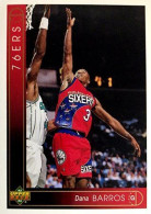 404 Dana Barros - Philadelphia 76ers - Carte Upper Deck NBA 1993 - Autres & Non Classés