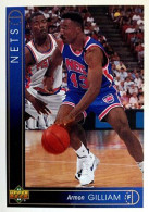 418 Armon Gilliam - New Jersey Nets - Carte Upper Deck NBA 1993 - Other & Unclassified