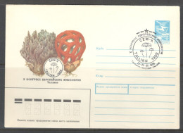 RUSSIA & USSR. 10th Congress Of European Mycologists.  Illustrated Envelope With Special Cancellation - Natuur