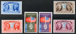 REF 091 > TURQUIE < Yv N° 906 à 911 * * < Neuf Luxe Dos Visible - MNH * * Cat 9 € - Turkey - Ungebraucht