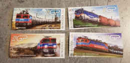 ROMANIA INTERNATIONAL RAIL TRANSPORT SET CTO-USED - Oblitérés