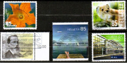 SUISSE ,SCHWEIZ, 2011, 2014, 2016,  LOT MI 2193, 2359,  2434, 2460,  Z250 Mittelstück, GESTEMPELT, OBLITERE - Used Stamps