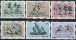 Luxembourg - Luxemburg -  Timbre   Série  Olympique   1952   VC. 50,-   * - Used Stamps