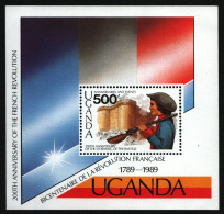 Uganda 1989 - Mi-Nr. Block 103 ** - MNH - Französische Revolution - Uganda (1962-...)