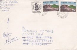 CHYPRE --lettre De NICOSIE  à Destination De Marseille-13 (France) ...timbres  Sur Lettre - Briefe U. Dokumente