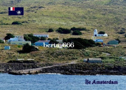 TAAF Amsterdam Island View Base Martin-de-Vivies UNESCO New Postcard - TAAF : French Southern And Antarctic Lands