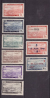 Algérie - 1946-1948 - Avion Survolant La Rade D'Alger - Série De 9 Timbres Neufs ** Cote  15,25 € - Luftpost