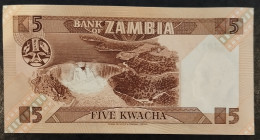 ZAMBIA ZAMBIE SAMBIA 5 Kwacha Year 1986-87 P25d UNC - Zambie