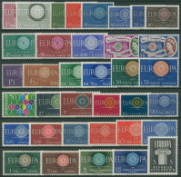 EUROPA CEPT Jahrgang 1960 Postfrisch Komplett (20 Länder) (SG97662) - Années Complètes