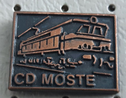 Locomotive Train Railway CD Moste Slovenia Ex Yugoslavia Pin - Transports