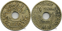 Tunisie - Protectorat Français - Habib Bey - 10 Centimes 1926-AH1345 - TTB/XF45 - Mon4443 - Tunisie