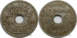 Tunisie - Protectorat Français - Habib Bey - 10 Centimes 1926-AH1345 - TTB/XF45 - Mon5430 - Tunisia