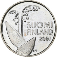 Finlande, 10 Pennia, 2001, Cupro-nickel, SPL, KM:65 - Finlandia