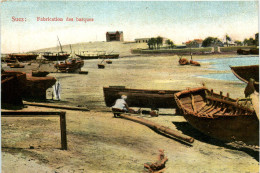 Suez - Fabrication Des Barques - Sues