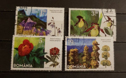 ROMANIA PLANTS GENTIANA LUTEA& PAEONIA PEREGRINA& SOLDANELLA OREODOXA SET CTO-USED - Used Stamps