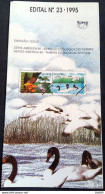 Brochure Brazil Edital 1995 23 Estação Taim Ave Without Stamp - Lettres & Documents