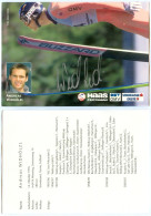 2) Autogramm AK Skispringer Andreas Swider Widhölzl 2001 ÖSV St.Johann In Tirol Fieberbrunn Österreich Olympiasieger FIS - Autógrafos