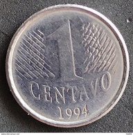 Coin Brazil Moeda Brasil 1994 1 Centavo 5 - Brésil