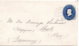 77445 - USA - 1897 - 5¢ GAU BROOKLYN -> THALE (Deutschland) - ...-1900
