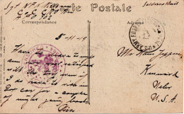 77449 - USA - 1919 - FpAnsKte APO 752 -> Kennard, NE, Abs. Bei APO 902 (Frankreich), M US-Zensurstpl - Lettres & Documents