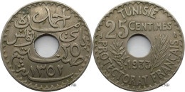 Tunisie - Protectorat Français - Ahmed I Bey - 25 Centimes 1933-AH1352 - TTB/XF45 - Mon5934 - Tunisie