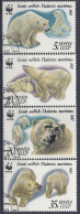 USSR 5694-5697,used,falc Hinged,polar Bears - Used Stamps