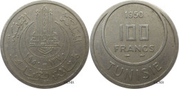 Tunisie - Protectorat Français - Lamine Bey - 100 Francs 1950-AH1370 - TTB/XF45 - Mon5167 - Tunisie