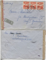 Slowakei #50(3x) Lupo-Brief Bratislava 24.10.42 > Geheime Staatspolizei In Prag, OKW-Zensur - Covers & Documents