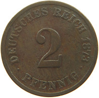 KAISERREICH 2 PFENNIG 1873 G #t029 0351 - 2 Pfennig