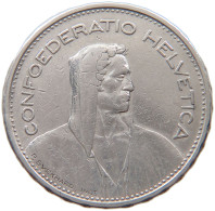 SWITZERLAND 5 FRANCS 1931 #t028 0479 - 5 Francs
