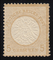 22 Großer Brustschild 5 Groschen 1872, Sauber Postfrisch ** / MNH - Neufs