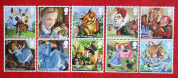 Alice In Wonderland (Mi 3669-3678) 2015 POSTFRIS MNH ** ENGLAND GRANDE-BRETAGNE GB GREAT BRITAIN - Neufs