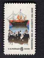 204354962 1970 SCOTT 1420 (XX) POSTFRIS MINT NEVER HINGED  - LANDING OF THE PILGRIMS - MAYFLOWER SAILING SHIP - Ongebruikt