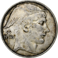 Belgique, 20 Francs, 20 Frank, 1949, Argent, TTB+, KM:141.1 - 20 Franc