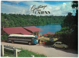 CP PIONEER TOURIST BUS AT LAKE BARRINE , ATHERTON TABLELANDS - ( Volkswagen Coccinelle - Käfer - Beetle - Kever ) - Atherton Tablelands