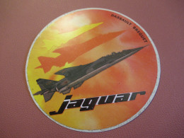 Militaria/ Auto-Collant D'époque/ Jaguar / Dassault-Breguet/ JAC/Vers 1975-1985         AV40 - Aviation