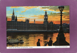 LONDON Sunset Over The Houses Of Parliament    Photo E. Ludwig - Houses Of Parliament