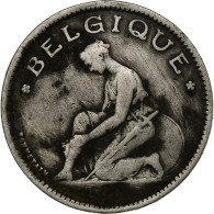 Belgique, Albert I, Franc, 1929, Bruxelles, Bon Pour 1 Franc, Nickel, TB+, KM:89 - 1 Franc