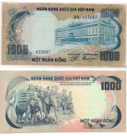 South Vietnam 1000 Dong ND 1972 P-34 UNC - Vietnam