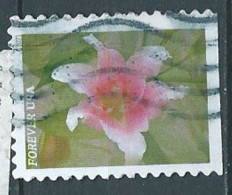 VEREINIGTE STAATEN ETATS UNIS USA 2021 GARDEN FLOWERS: ASIATIC LILY F USED SN 5565 MI 5798 YT 5407 - Used Stamps